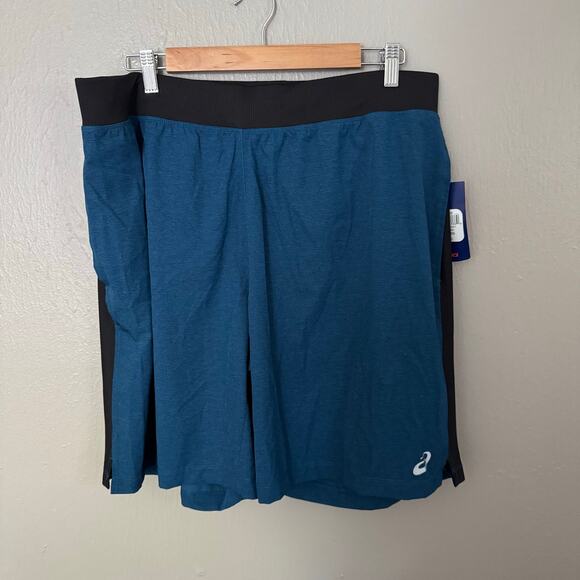 NWT ASCIS 9" Mixer Shorts in 2XL casual comfort workout running gym - Picture 1 of 5